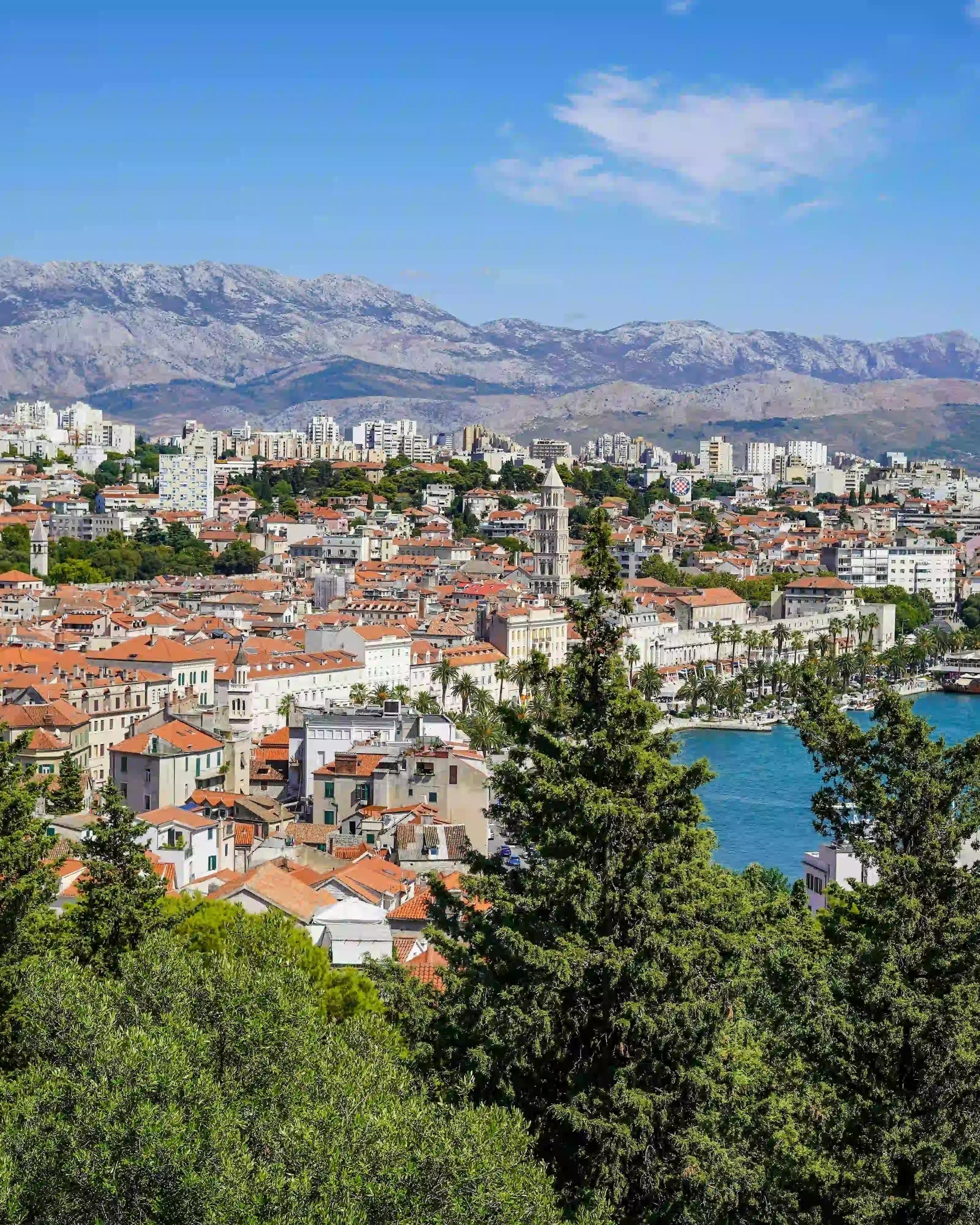  Marjan Hill on the peninsula of the city of Split