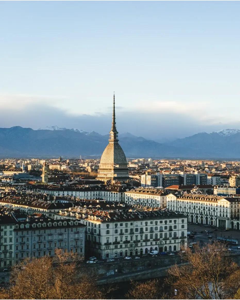 Vista sulla città di Torino