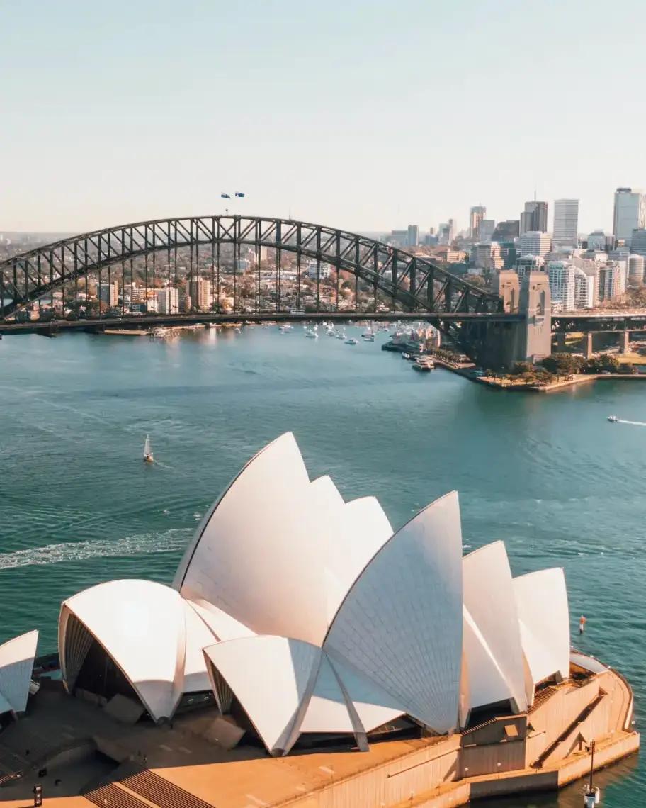 Sydney City view from sky