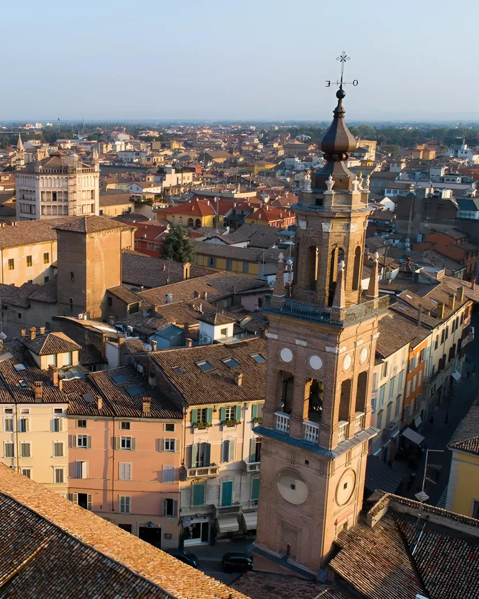 parma vista dal cielo