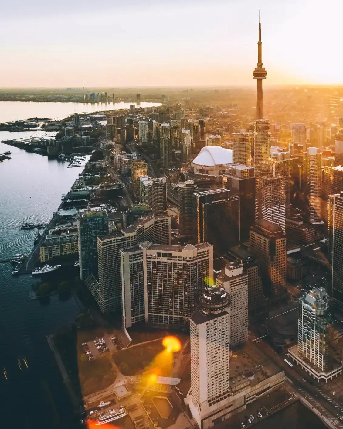 toronto vista dal cielo