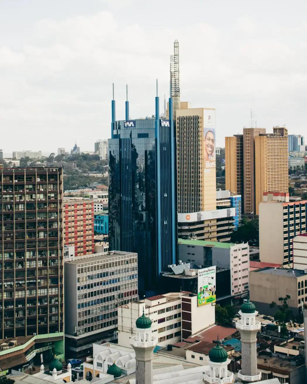 Vue du bâtiment de Nairobi
