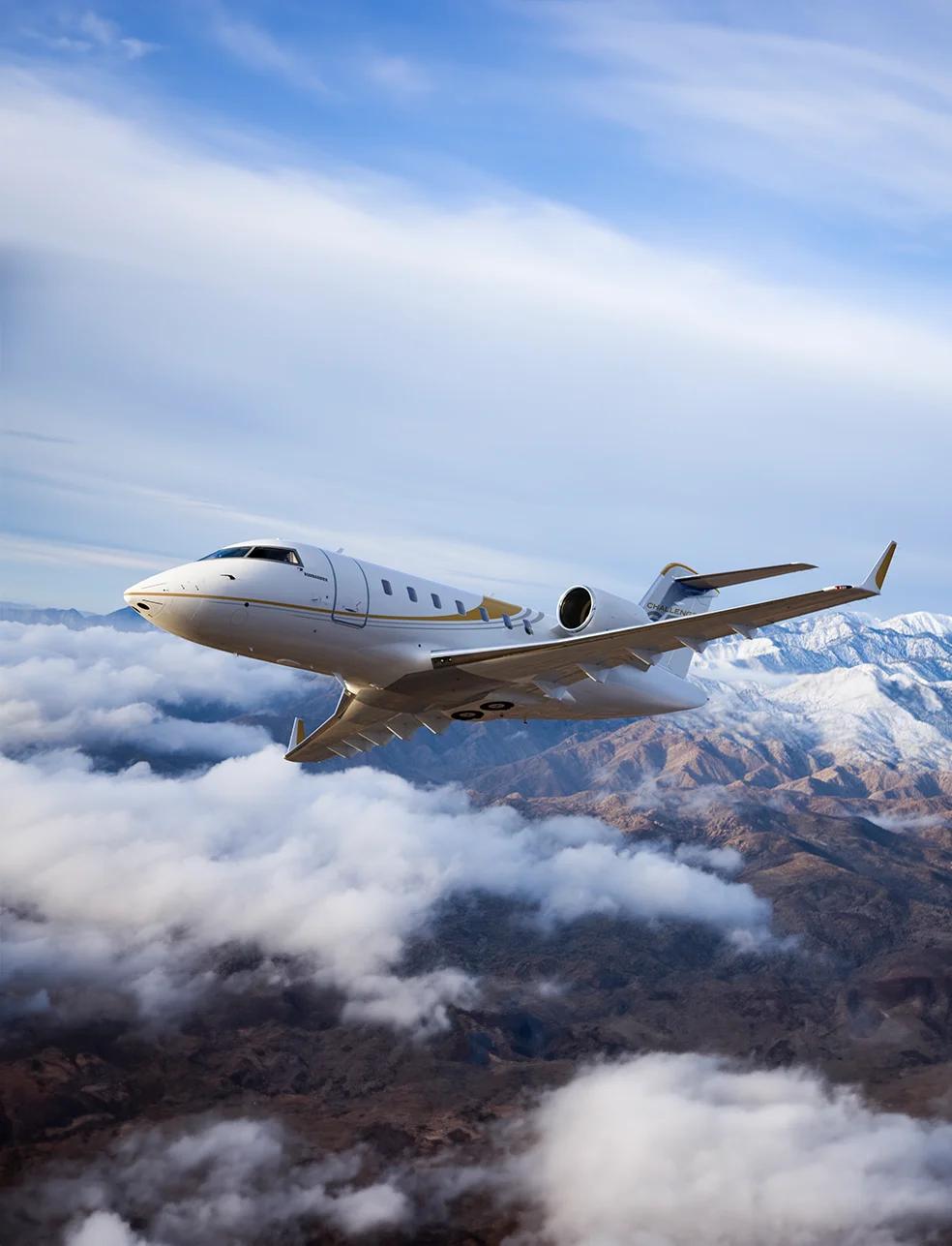 challenger-650-flight