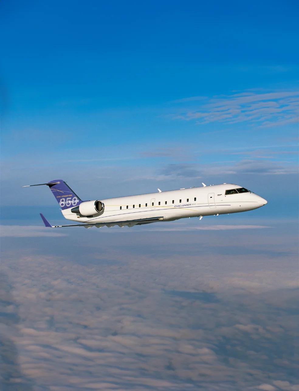 challenger-850-flight