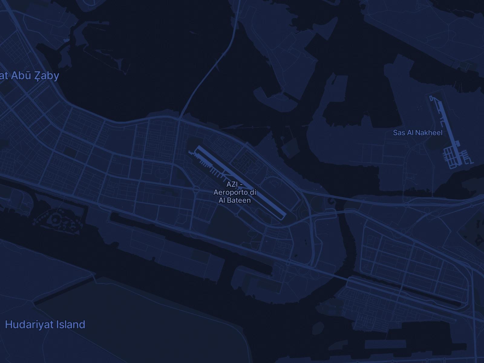 Noleggio jet privato per l'aeroporto di Al Bateen Executive (AZI/OMAD) in Emirati Arabi Uniti - Servizi Simply Jet