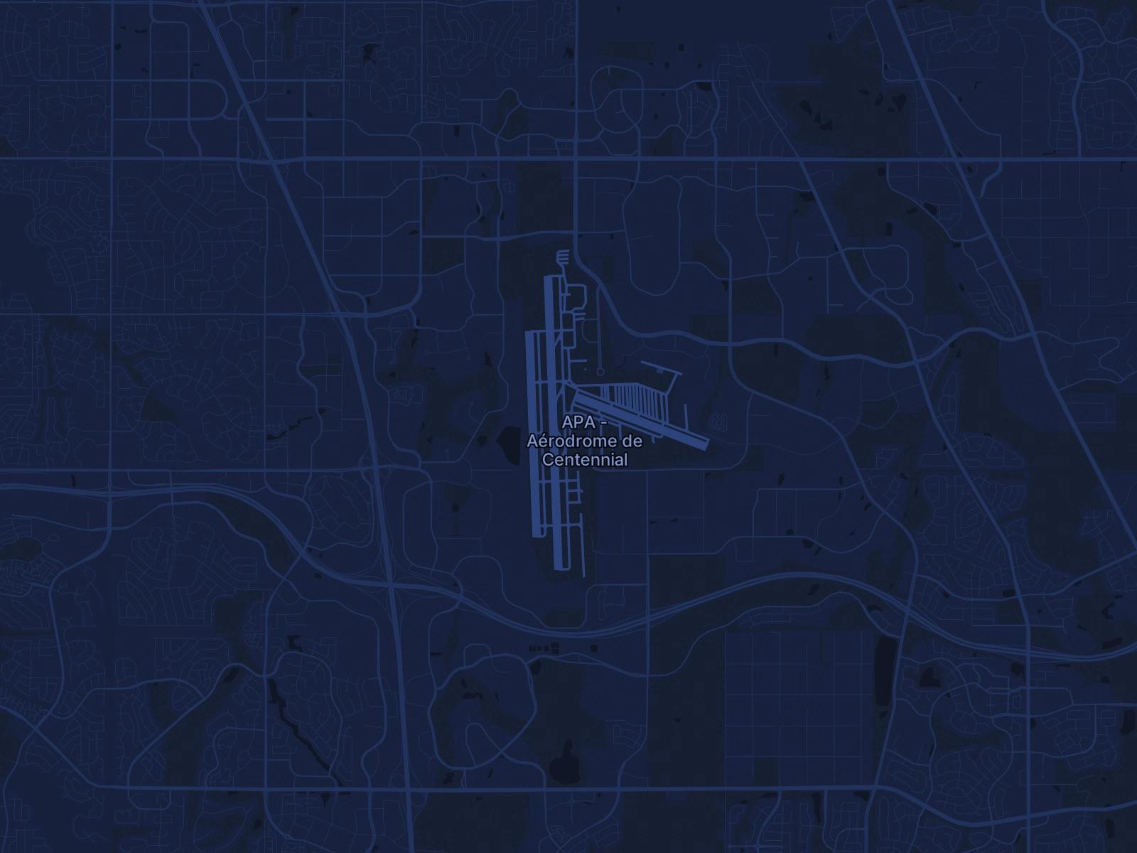 Location de jet privé à l'aéroport Centennial (APA/KAPA) en États-Unis - Services Simply Jet