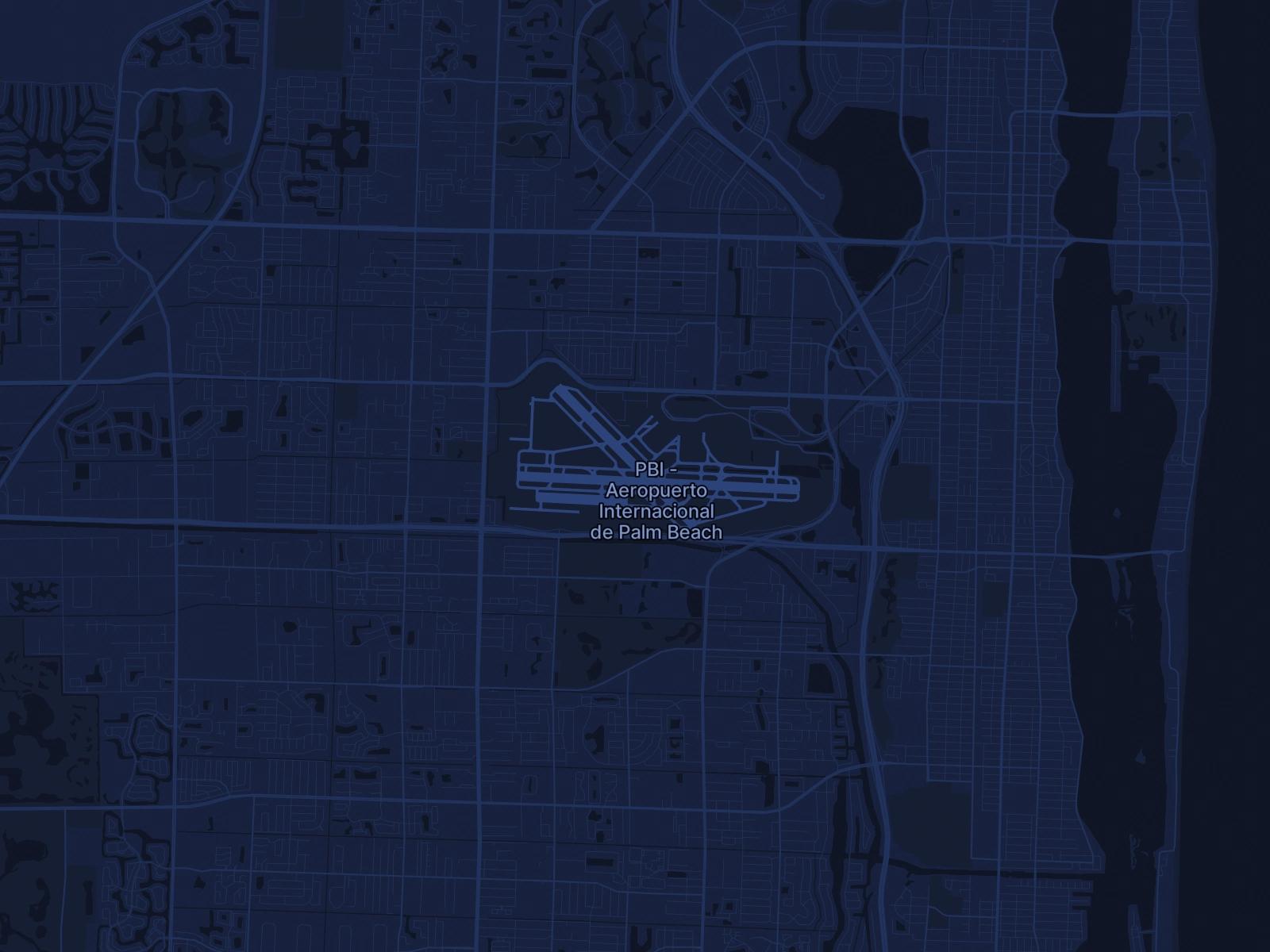 Alquiler de jet privado al aeropuerto Palm Beach Intl (PBI/KPBI) en Estados Unidos - Servicios de Simply Jet