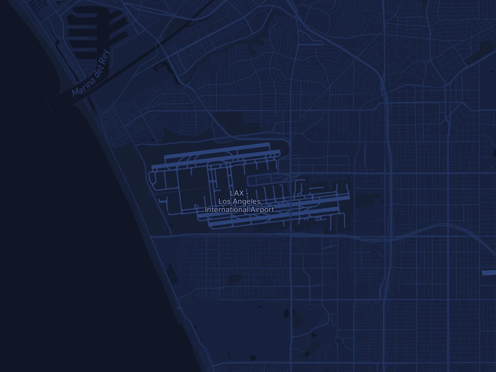 Private Jet Charter nach Flughafen Los Angeles Flughafen (LAX/KLAX) in Vereinigte Staaten - Simply Jet Dienste