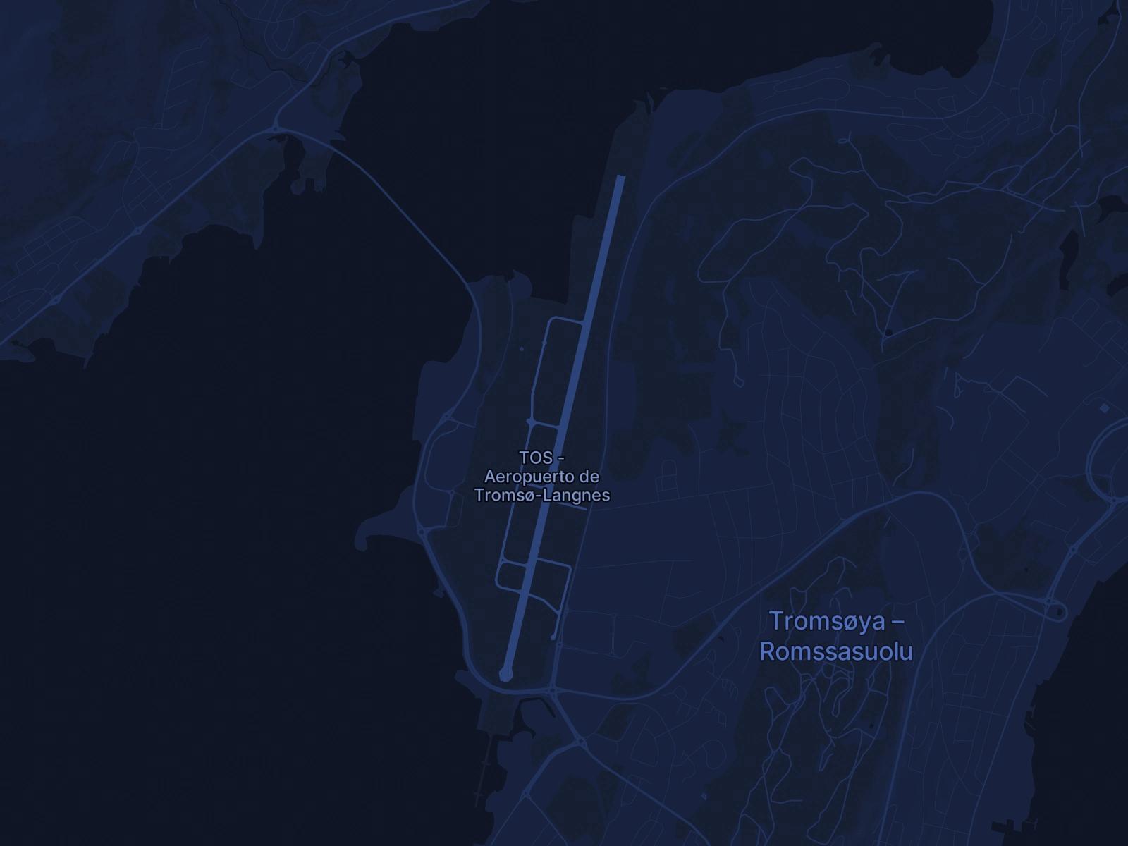 Alquiler de jet privado al aeropuerto Tromsø (TOS/ENTC) en Noruega - Servicios de Simply Jet