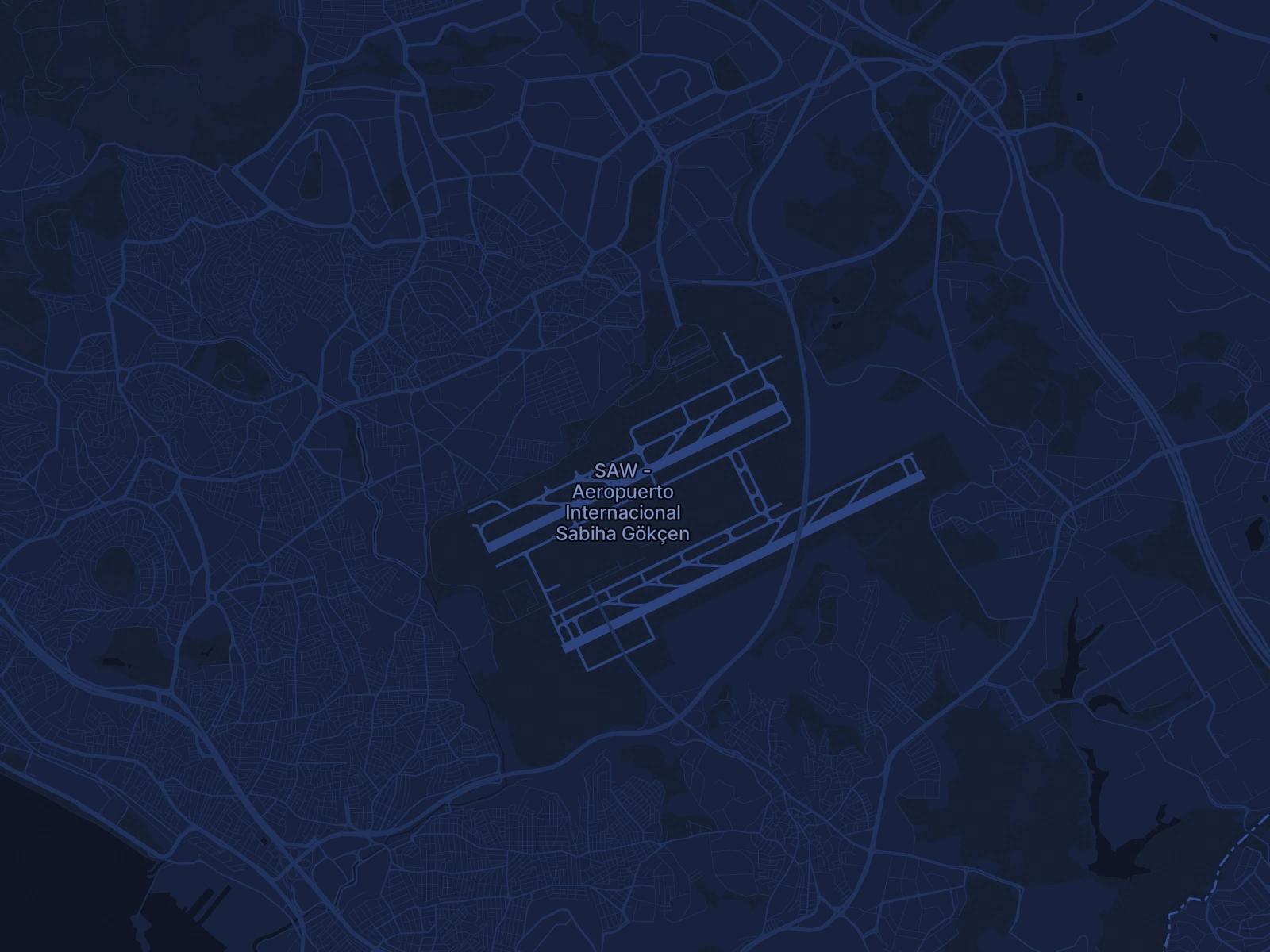 Alquiler de jet privado al aeropuerto Istanbul Sabiha Gökçen Intl (SAW/LTFJ) en Turquía - Servicios de Simply Jet