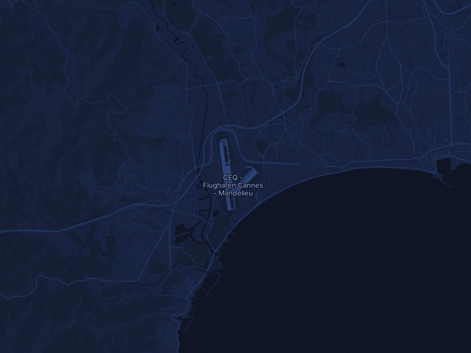 Private Jet Charter nach Flughafen Cannes-Mandelieu Flughafen (CEQ/LFMD) in Frankreich - Simply Jet Dienste