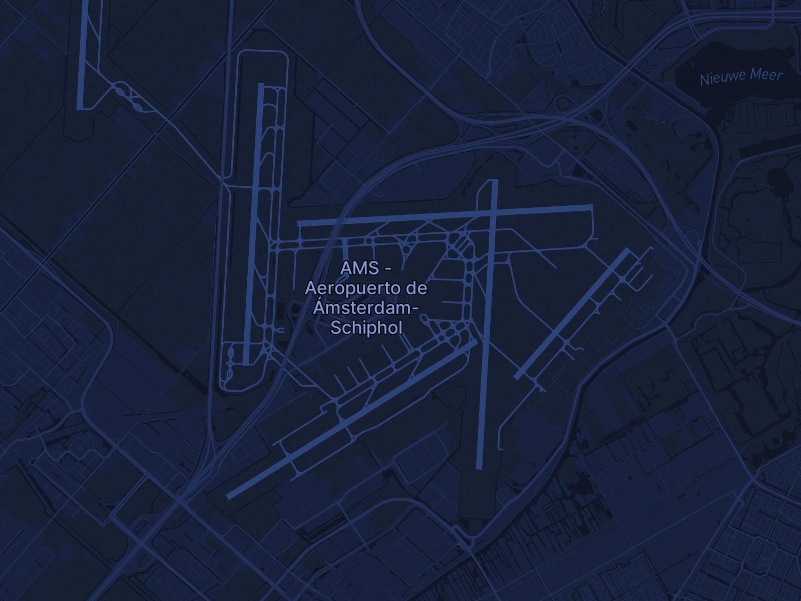 Alquiler de jet privado al aeropuerto Aeropuerto de Ámsterdam–Schiphol (AMS/EHAM) en Países Bajos - Servicios de Simply Jet