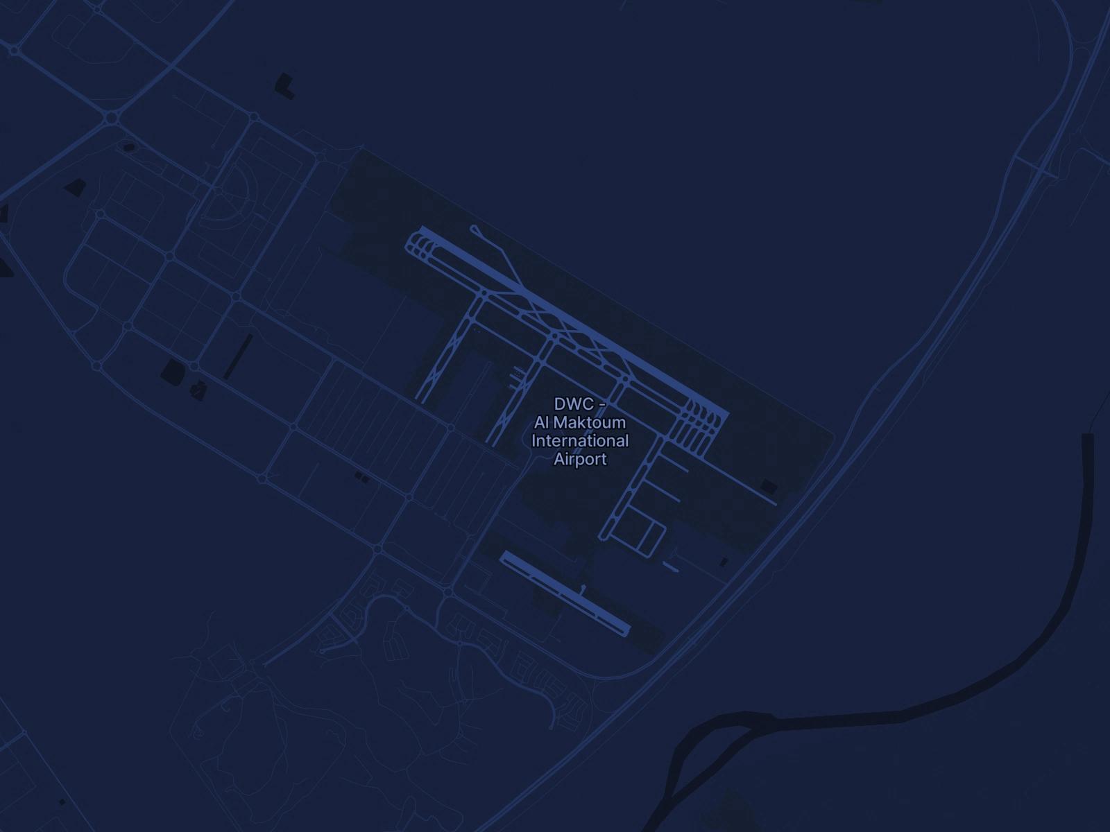 Private jet charter to Dubai Al Maktoum Airport Airport (DWC/OMDW) in United Arab Emirates - Simply Jet services