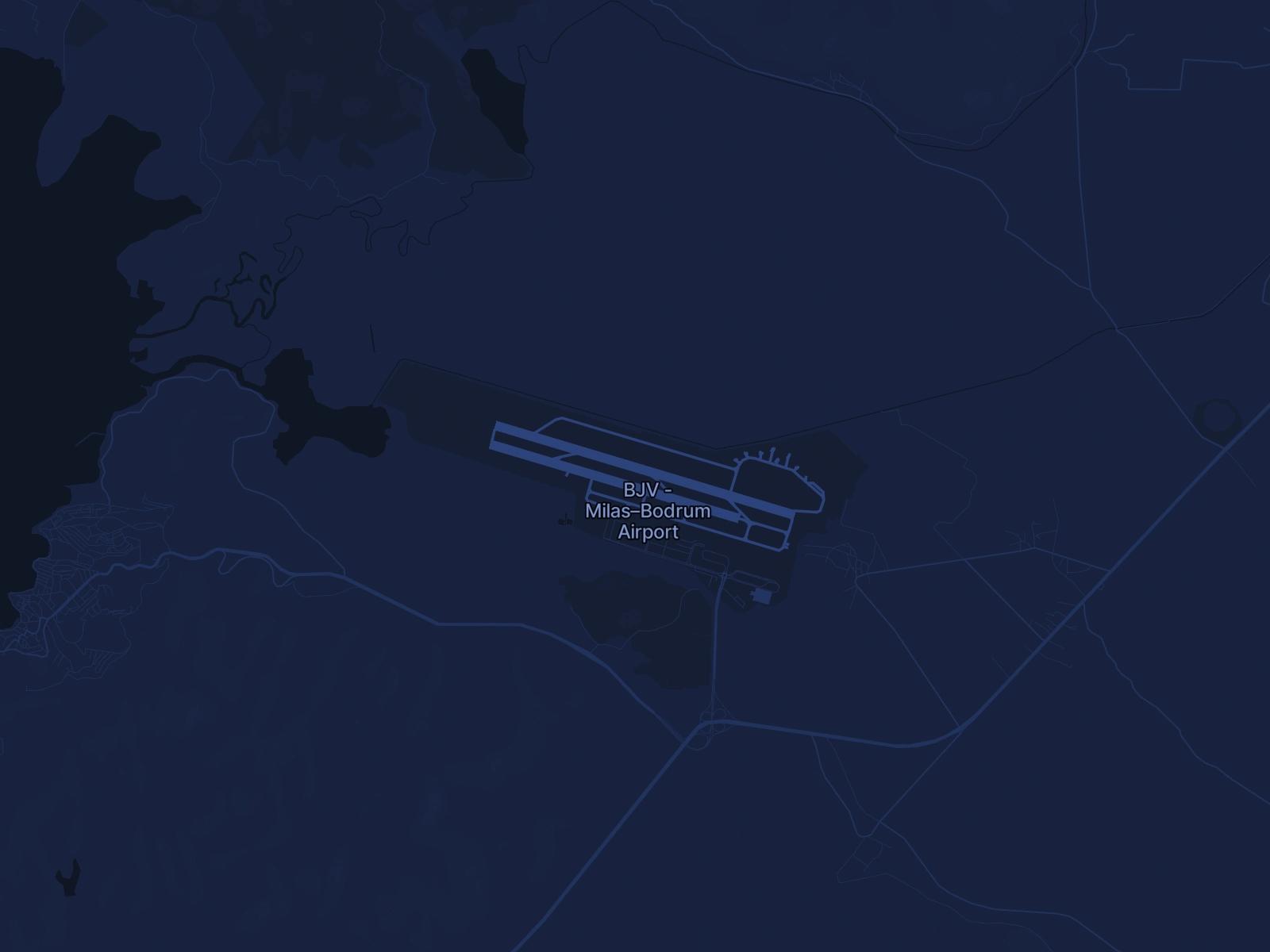 Private jet charter to Milas–Bodrum Airport Airport (BJV/LTFE) in Türkiye - Simply Jet services