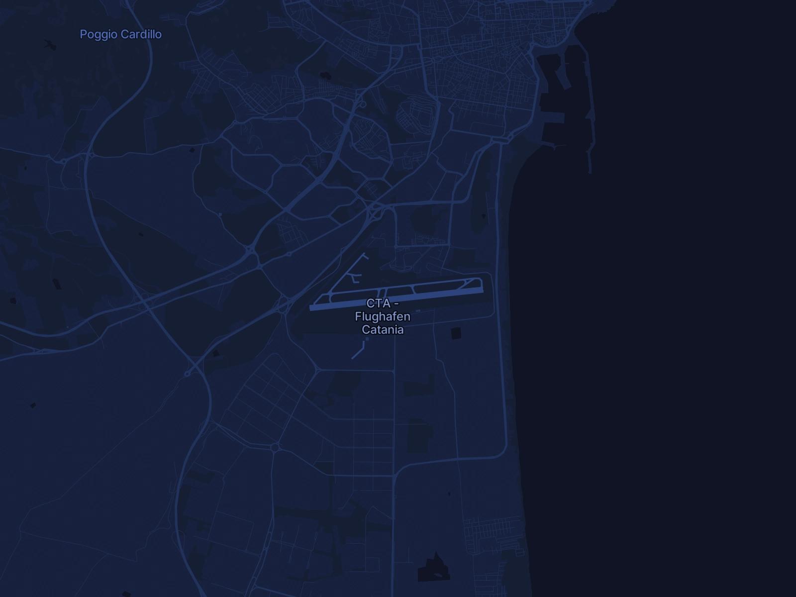 Private Jet Charter nach Flughafen Catania–Fontanarossa Flughafen (CTA/LICC) in Italien - Simply Jet Dienste
