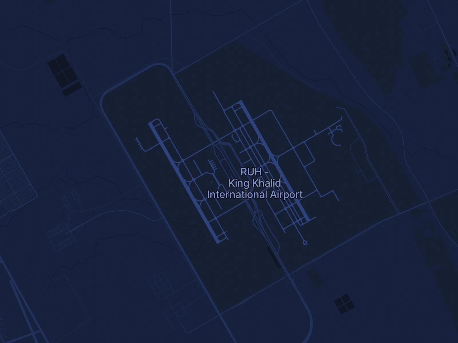 Private jet charter to Riyadh King Khalid International Airport Airport (RUH/OERK) in Saudi Arabia - Simply Jet services