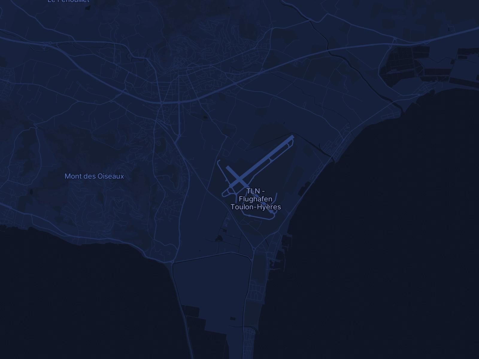 Private Jet Charter nach Flughafen Toulon–Hyères Flughafen (TLN/LFTH) in Frankreich - Simply Jet Dienste