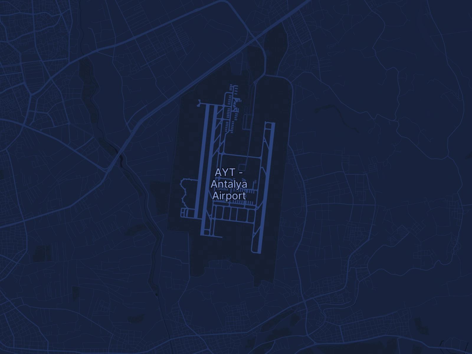 Private jet charter to Antalya Airport Airport (AYT/LTAI) in Türkiye - Simply Jet services