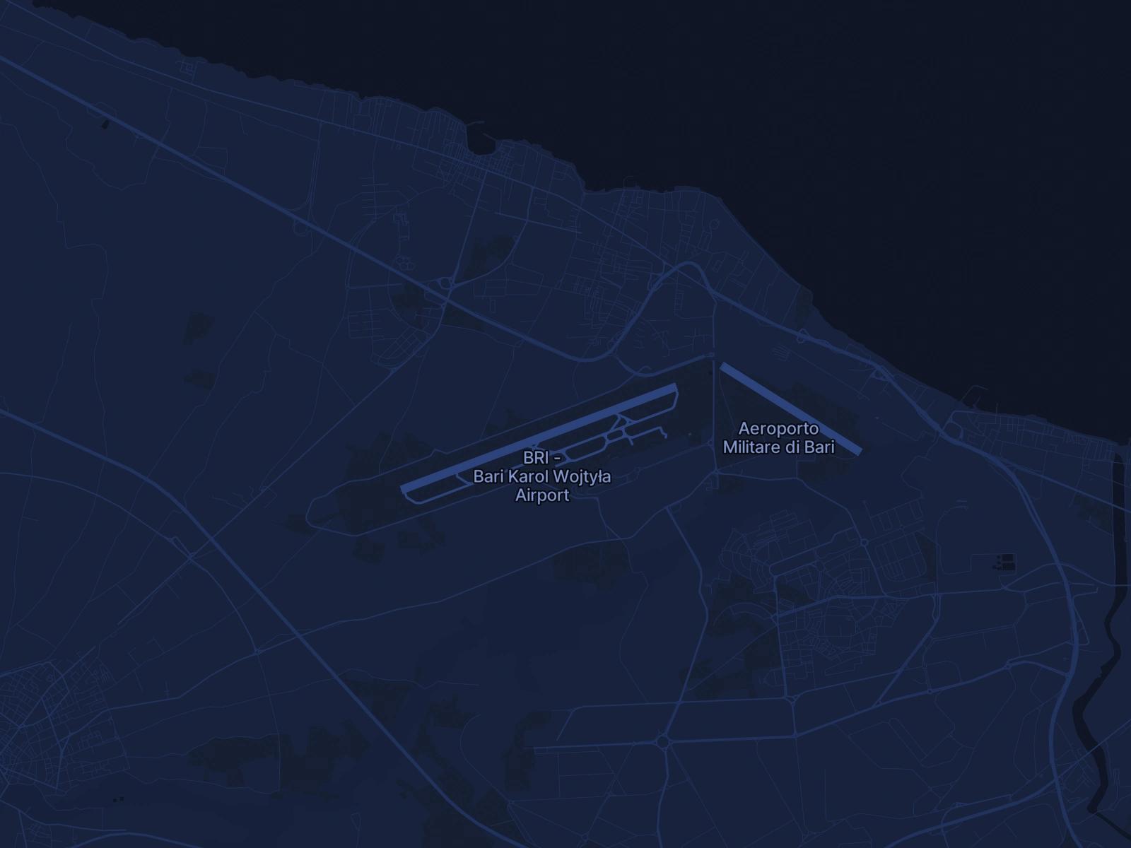 Private jet charter to Bari Karol Wojtyła Airport Airport (BRI/LIBD) in Italy - Simply Jet services