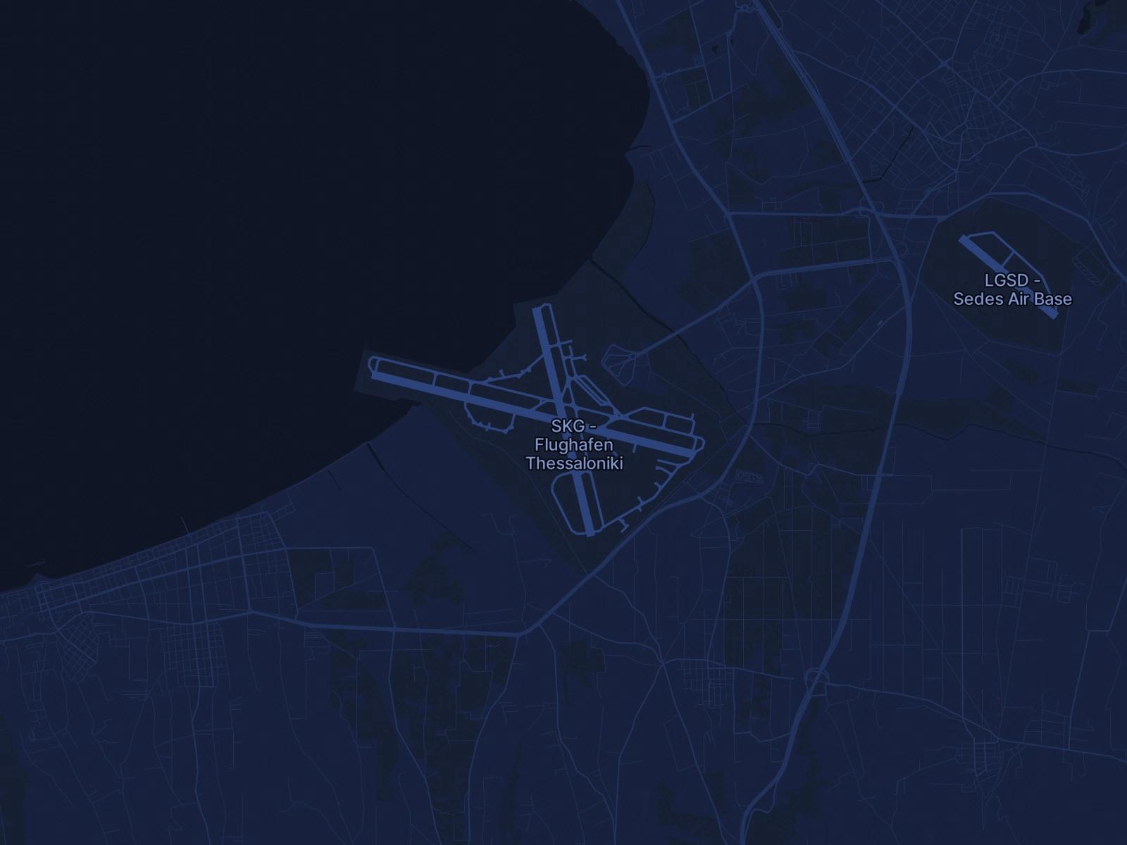 Private Jet Charter nach Flughafen Thessaloniki Makedonia Flughafen (SKG/LGTS) in Griechenland - Simply Jet Dienste