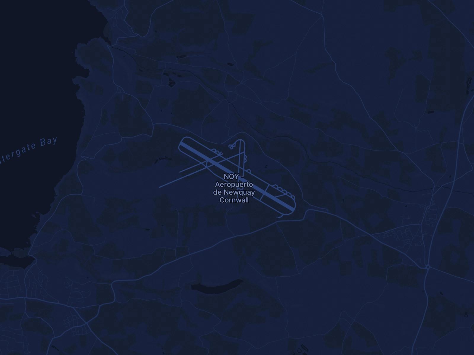 Alquiler de jet privado al aeropuerto Aeropuerto Intl. Newquay Cornwall (NQY/EGHQ) en Reino Unido - Servicios de Simply Jet