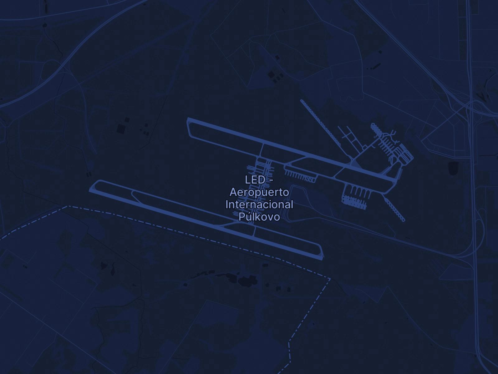 Alquiler de jet privado al aeropuerto Aeropuerto Internacional Púlkovo (LED/ULLI) en Rusia - Servicios de Simply Jet