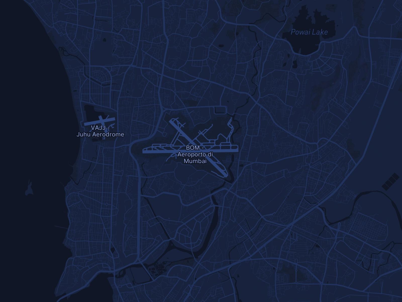 Noleggio jet privato per l'aeroporto di Mumbai Chhatrapati Shivaji Intl (BOM/VABB) in India - Servizi Simply Jet