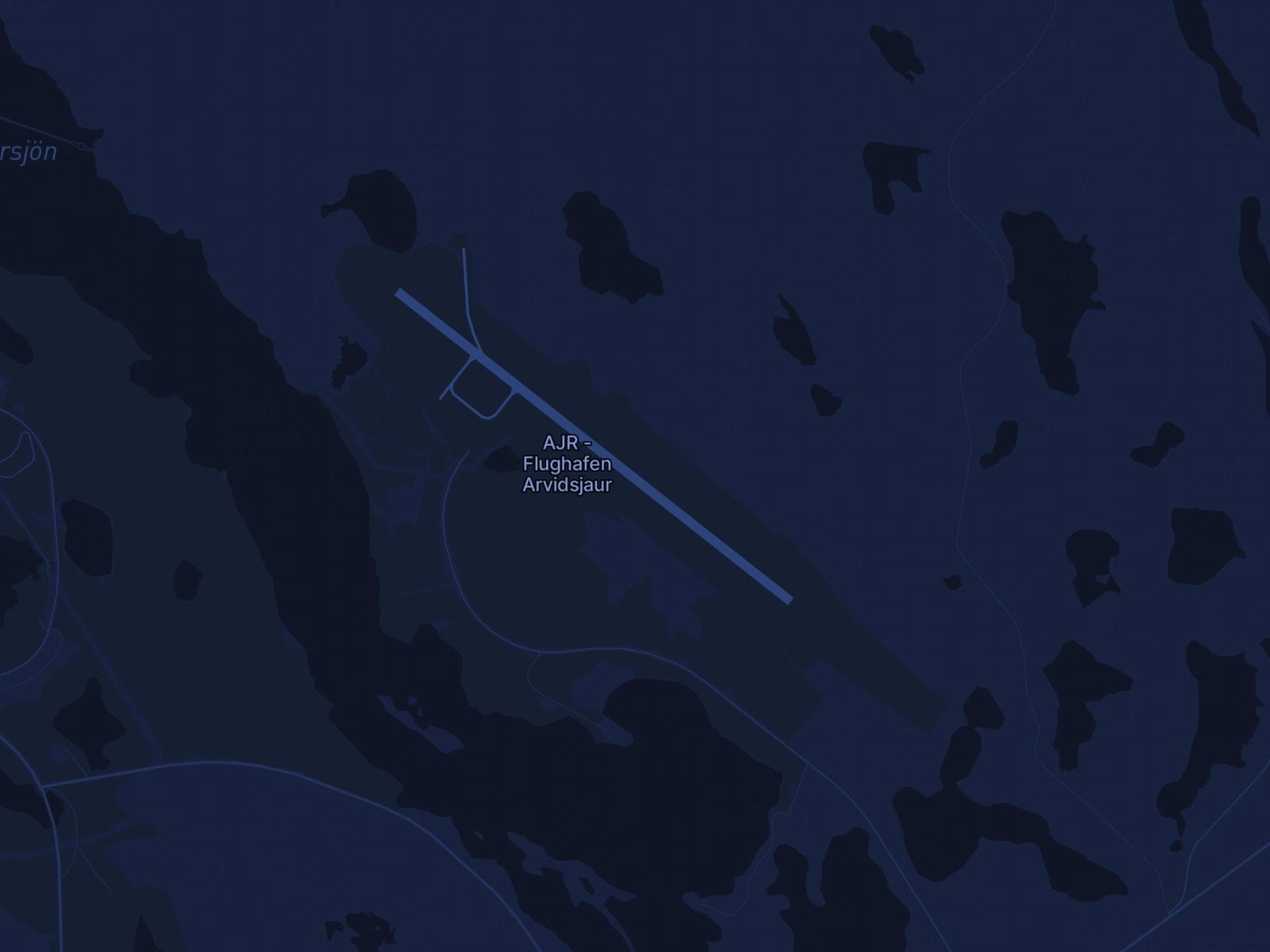 Private Jet Charter nach Arvidsjaur Flughafen (AJR/ESNX) in Schweden - Simply Jet Dienste