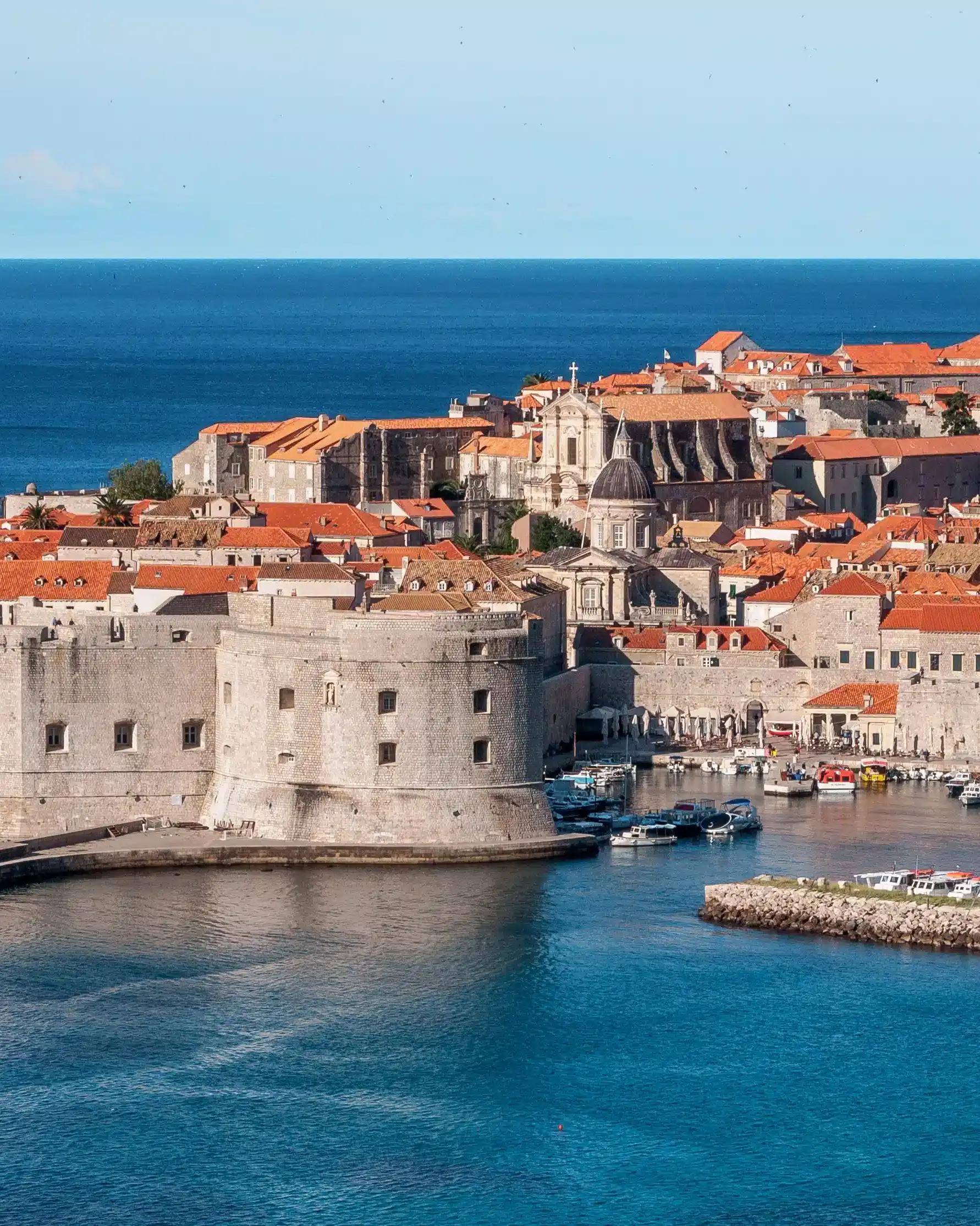 Die Küste von Dubrovnik
