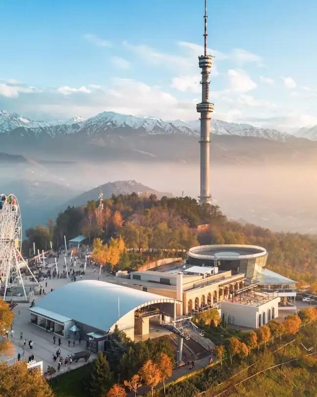 La vue d'Almaty