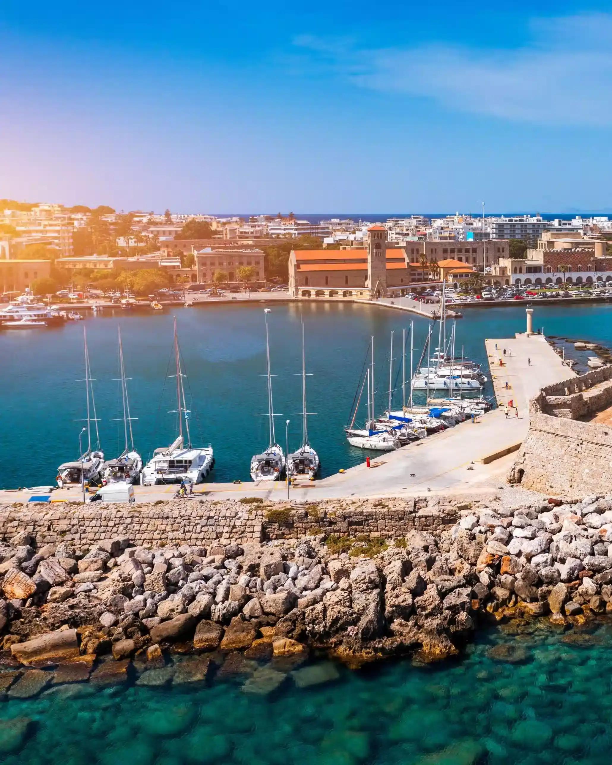 Lagon bleu à Rhodes