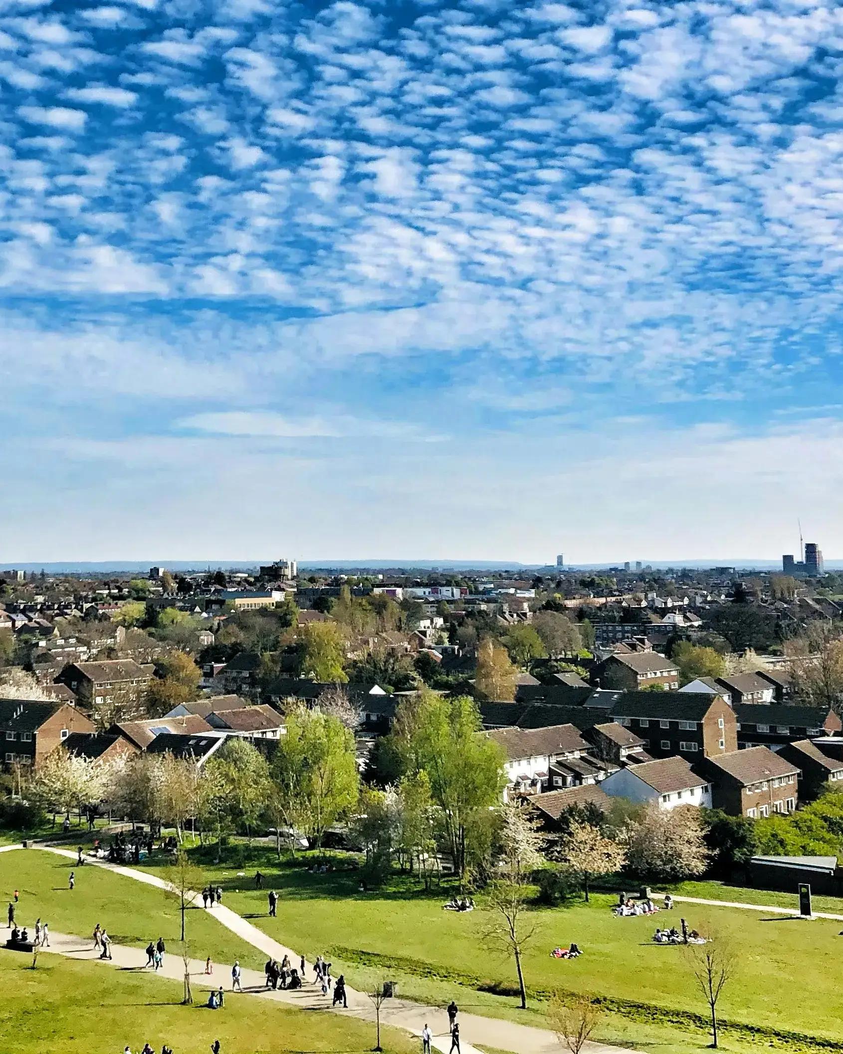 Northola-Felder in Northold, England