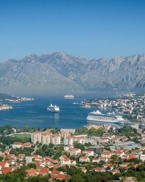 Schöne Aussicht auf Montenegro