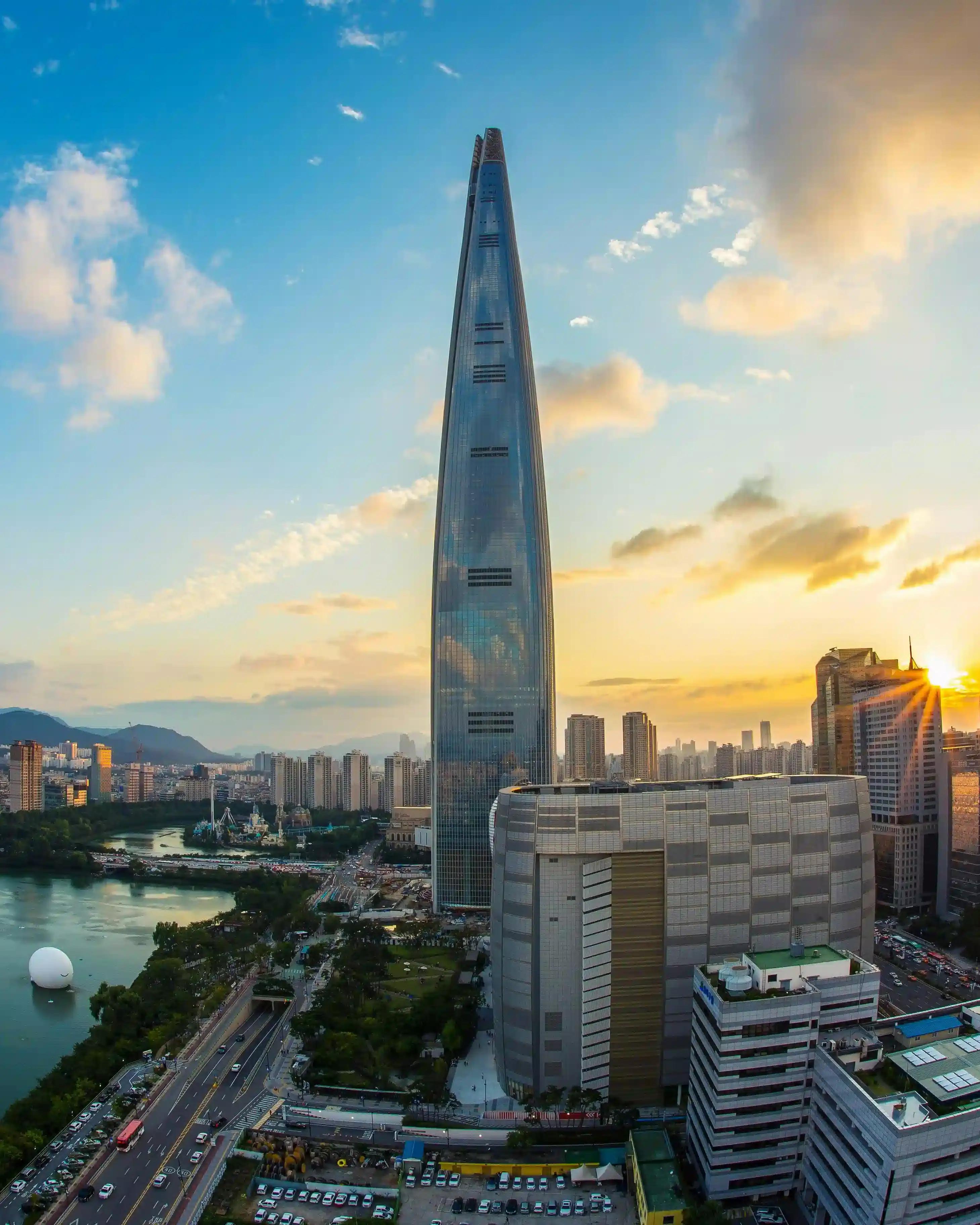 Seoul view from sky