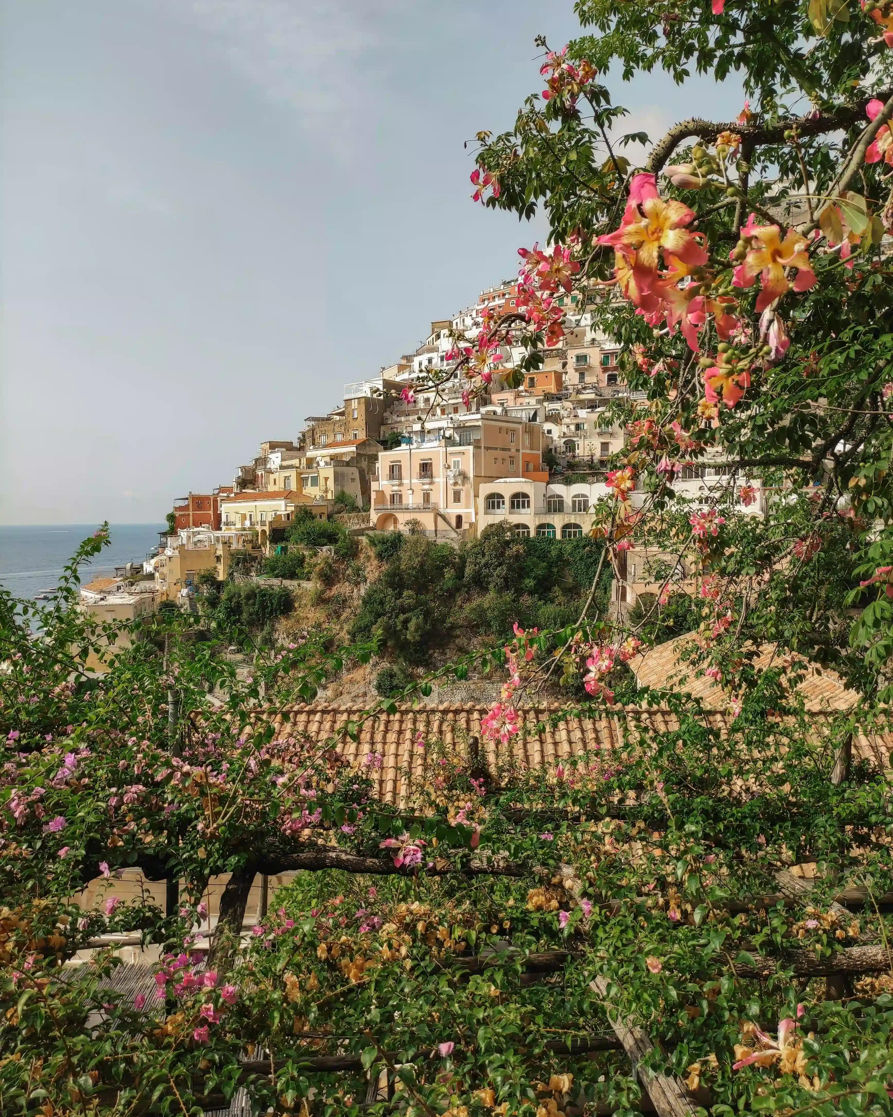 Die bunten Häuser von Positano