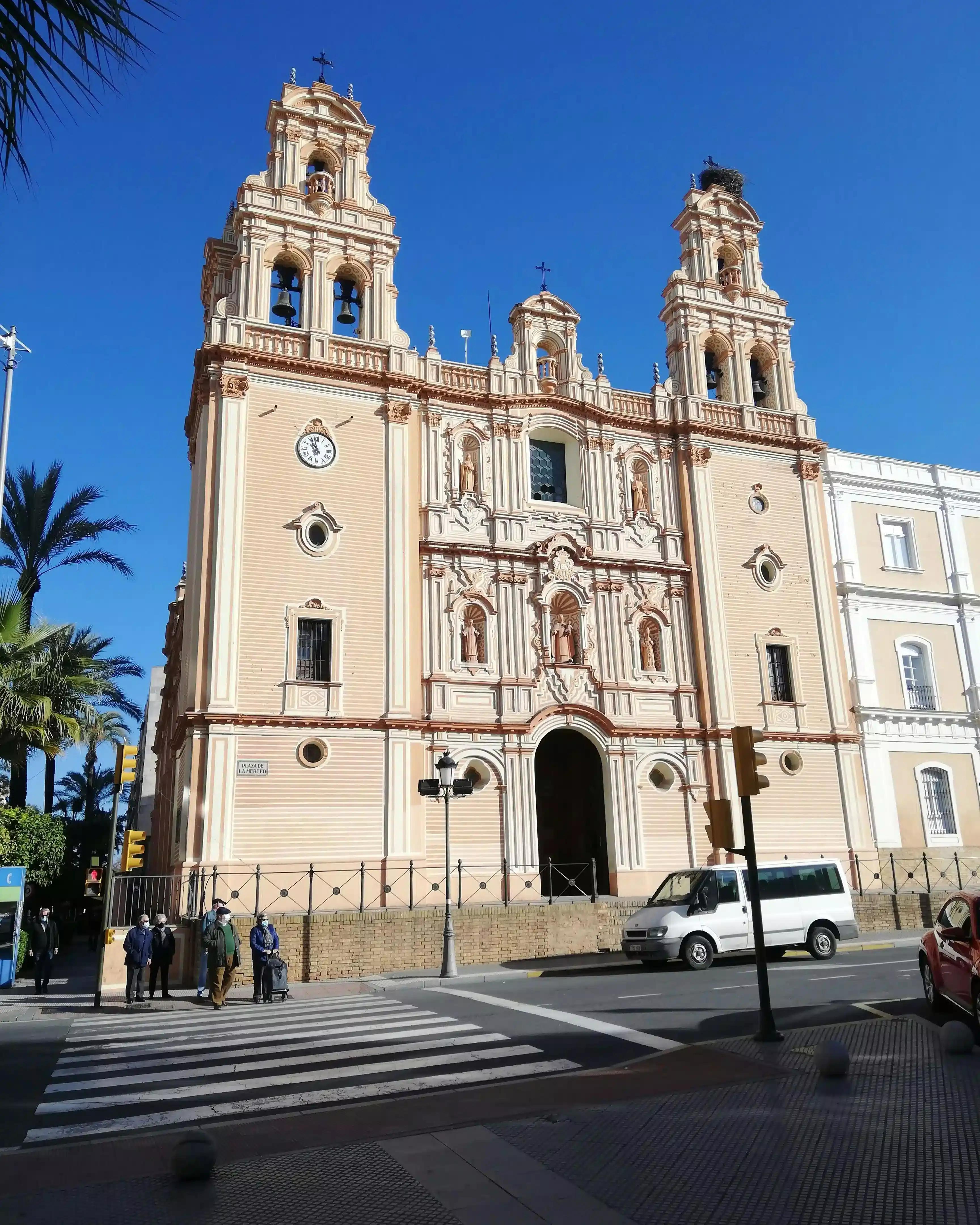 The view of the capital of Huelva