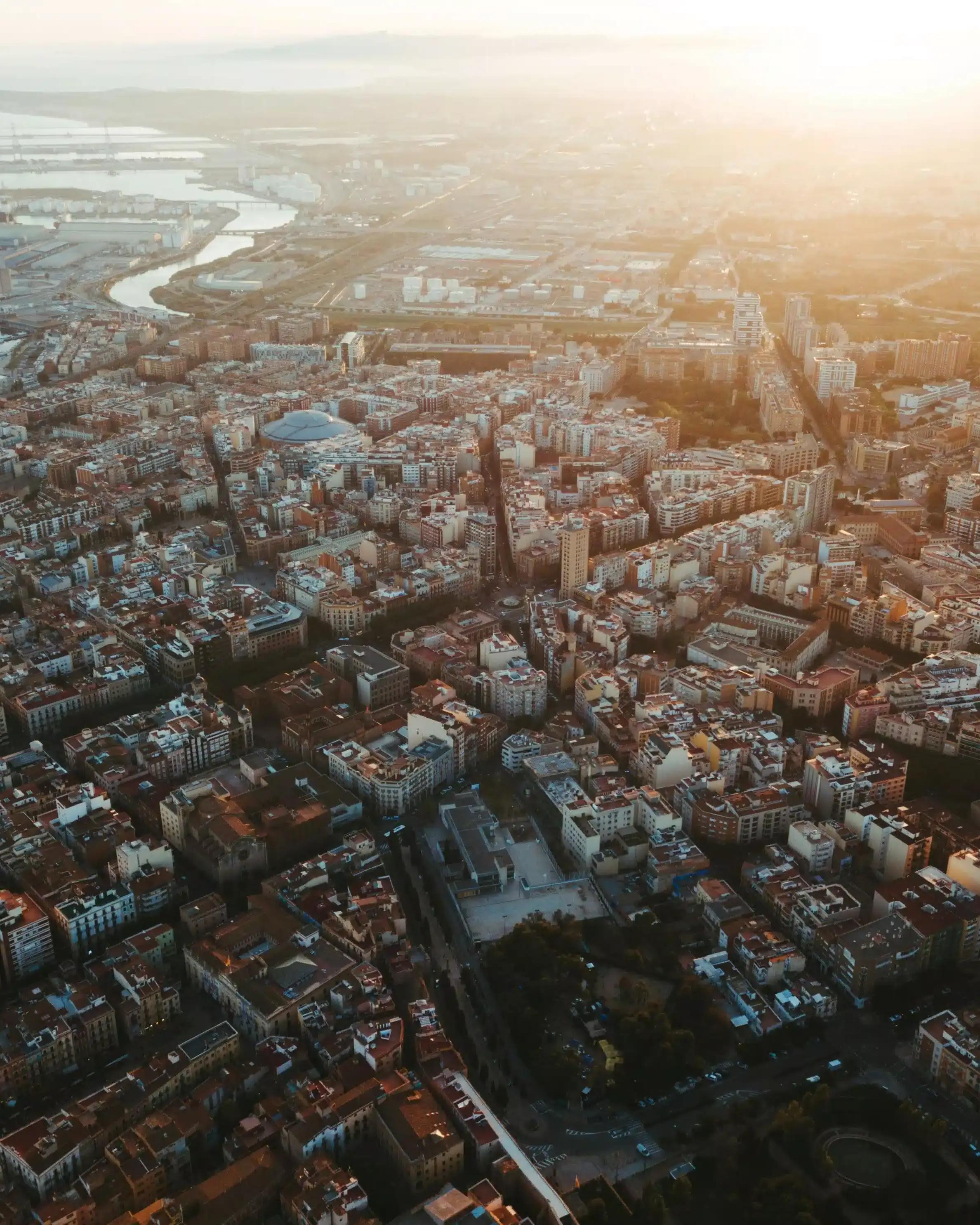 Tarragona view from sky
