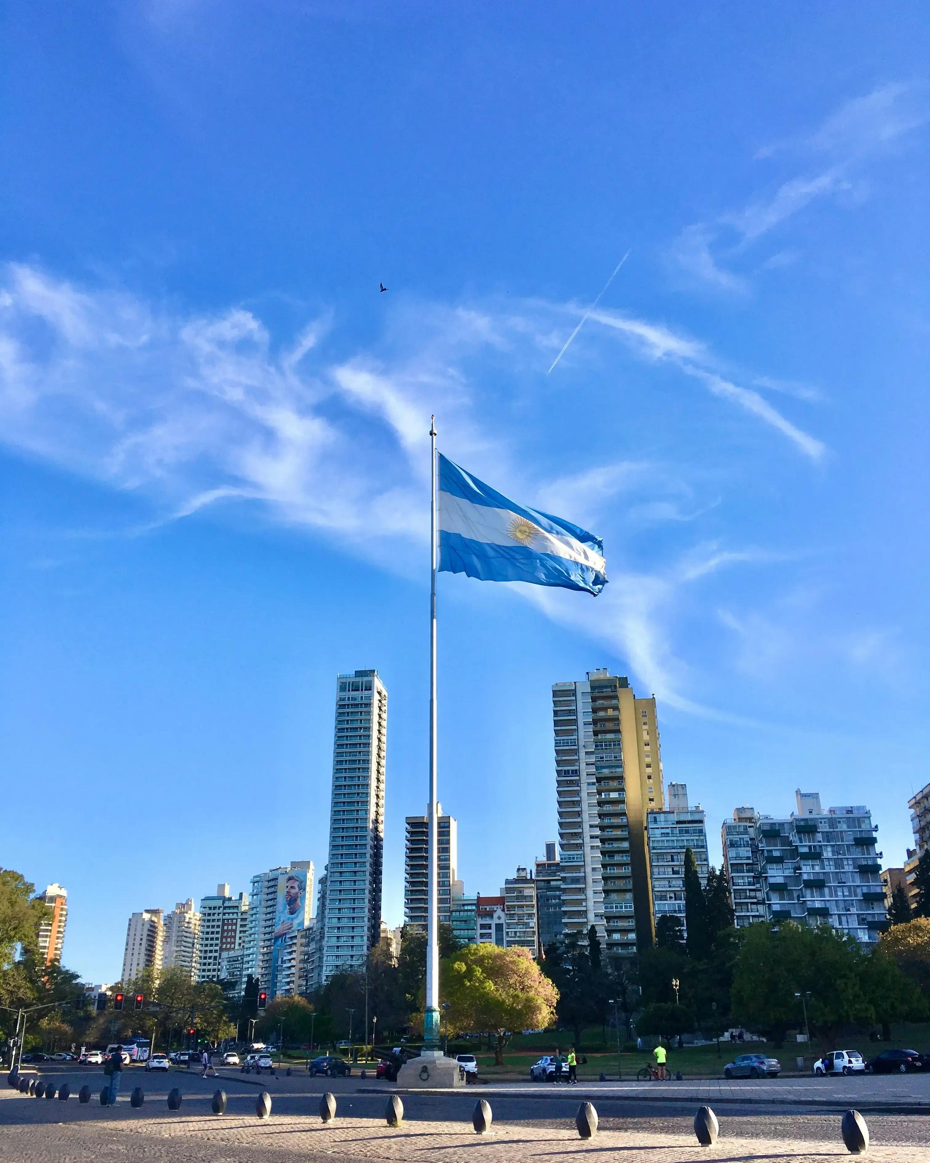 A view of Rosario city in Argentina